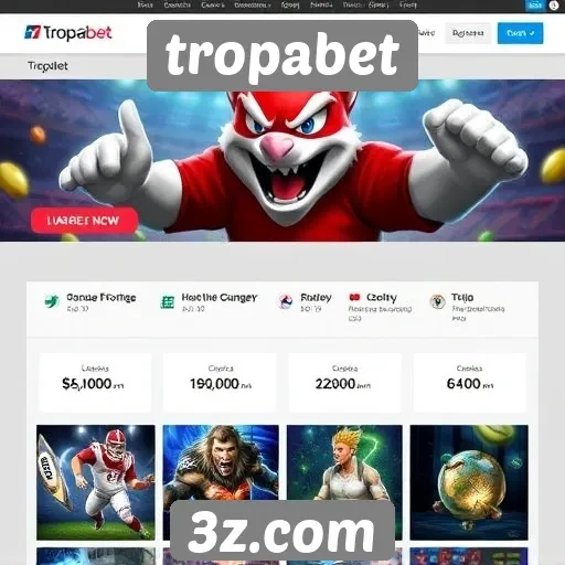 Análise das ofertas de jogos no Tropabet